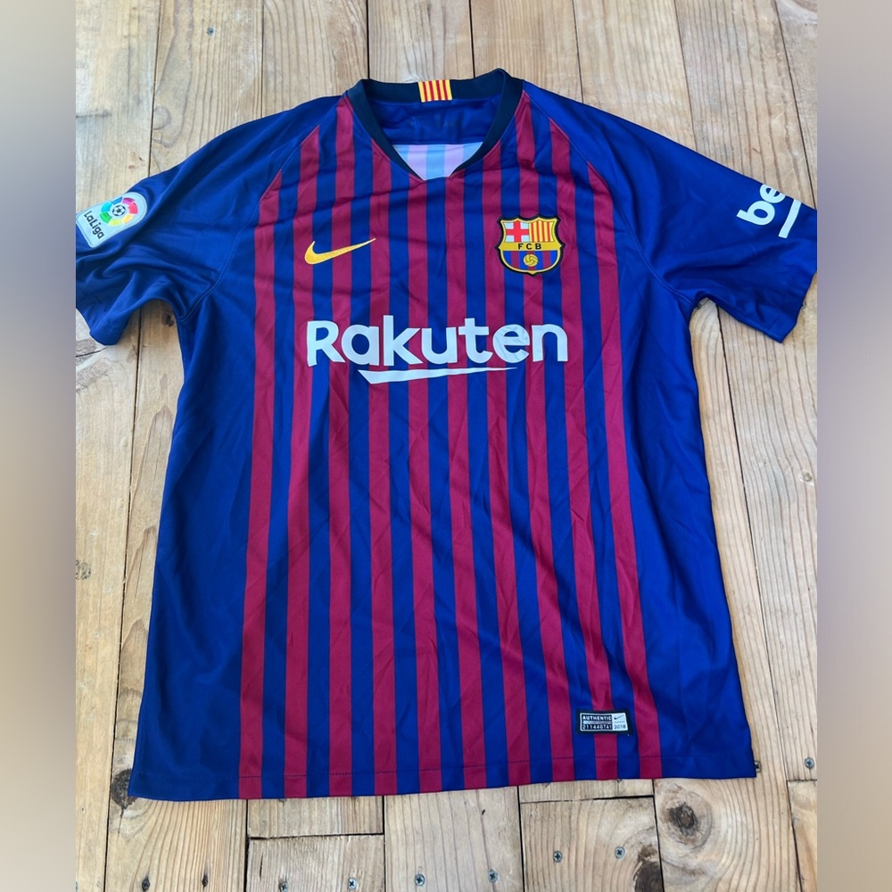 FC Barcelona 2018 - 2019 Home football shirt jersey Nike size L